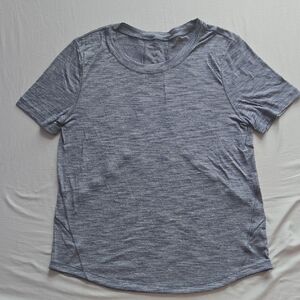 lululemon athletica Blue Short Sleeve Tee